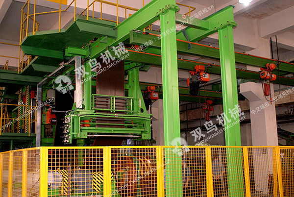 橡膠行業(yè)使用雙鳥牌SHH型環(huán)鏈電動葫蘆